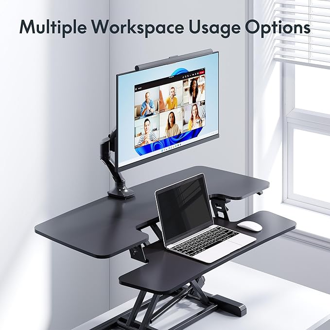 FlexiSpot Single Monitor Stand for Desk Adjustable Spring Vesa Monitor Mount - Image 7