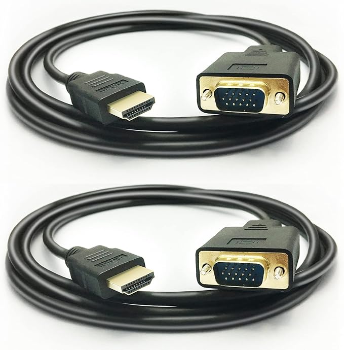 HDMI to VGA Cable, 1080P HDMI Male to VGA Male M/M Video Converter Cord vga by PeoTRIOL