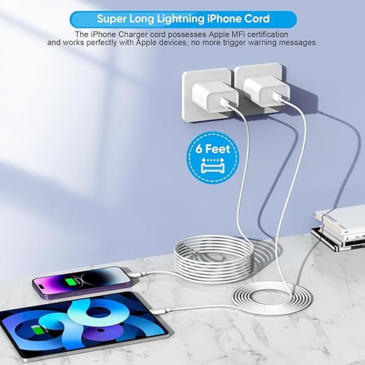 6FT iPhone Fast Charger Cord - Image 3
