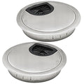 Desk Grommet 2-3/8", Desk Cord Hole Cover, Cable Grommet Metal Zinc Alloy by BOPOREAE