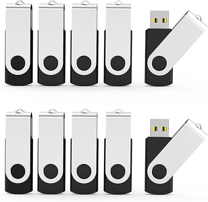 Aiibe 32GB USB Flash Drives Thumb Drive 10 Pack Bulk 32 GB Flash Drive USB 2.0 by Aiibe