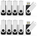 Aiibe 10 Pack 8GB USB Flash Drive Flash Drives USB 2.0 Thumb Drive Memory Stick by Aiibe