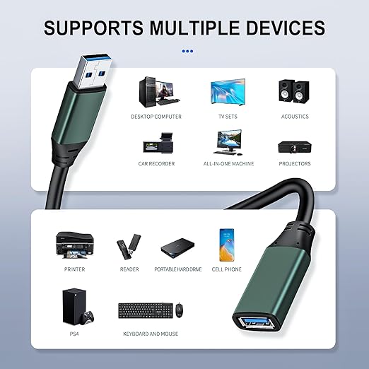 Kumiho 6Ft USB 3.0 Extension Cable Active Type A Male to A Female - Image 4