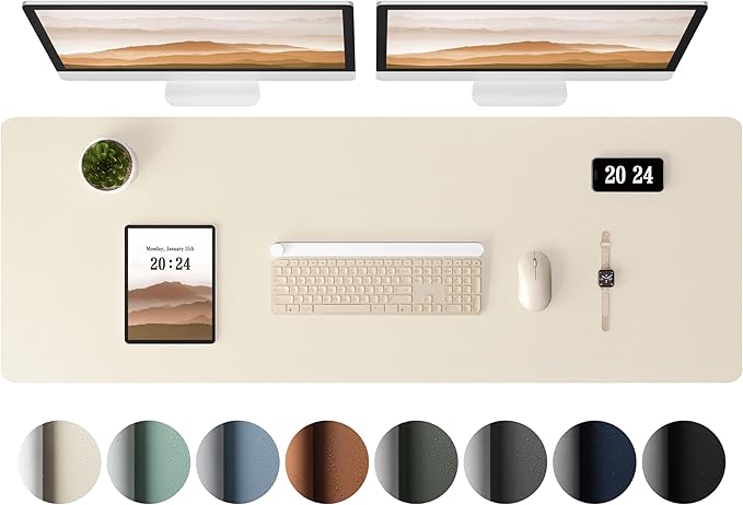 Aothia Leather Desk Pad Protector by Aothia