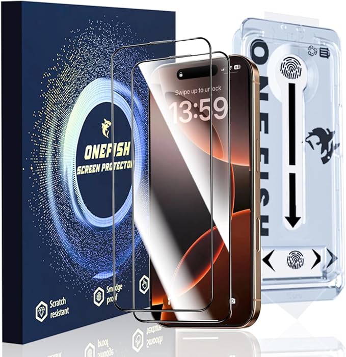 OneFish Full Edge Tempered Glass Screen Protector by OneFish