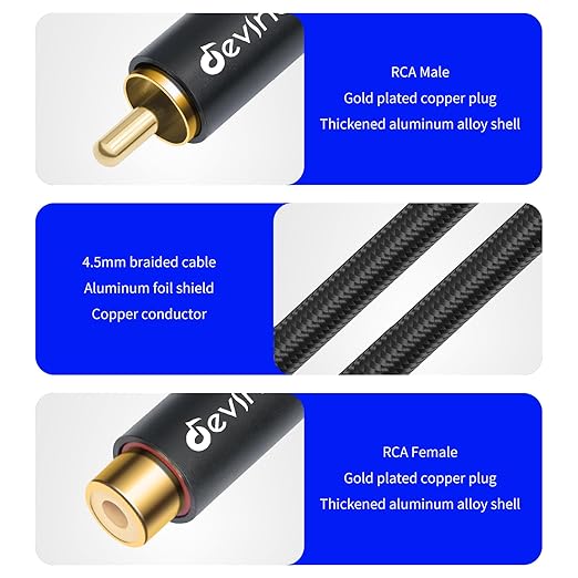 Devinal RCA Extension Cable - Image 3
