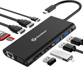 UtechSmart Triple Monitor USB-C Laptop Docking Station by UtechSmart