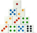 Luck Lab 10 Piece D6 Multicolor Pip Dice Pack by LuckLab