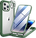 Miracase Glass Series for iPhone 14 Pro Case 6.1 Inch, Full-Body Clear Bumper by Miracase