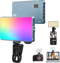 Selfie Camera Phone Light with Metal Hotshoe & Clip, CRI 96+ 2500K-9900K by Zecti