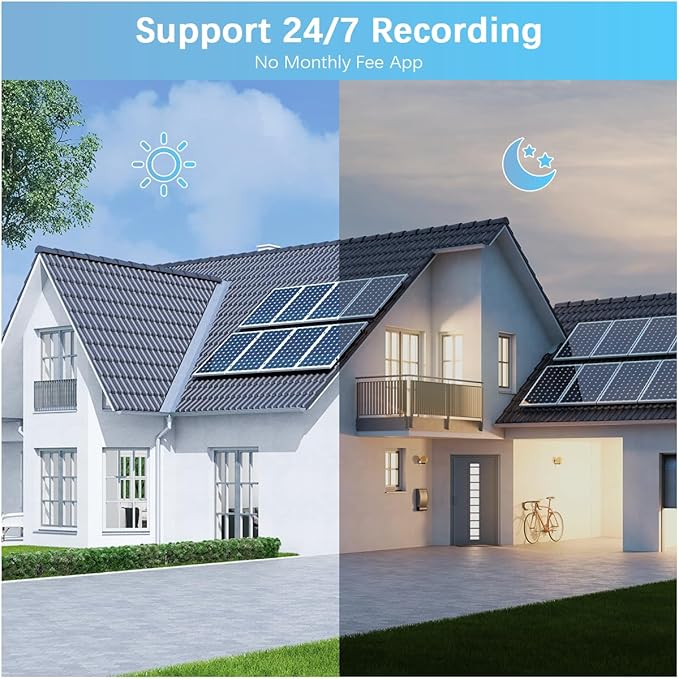【2-Way Audio & Super Night Vision】 Outdoor Wireless Security Camera System - Image 9