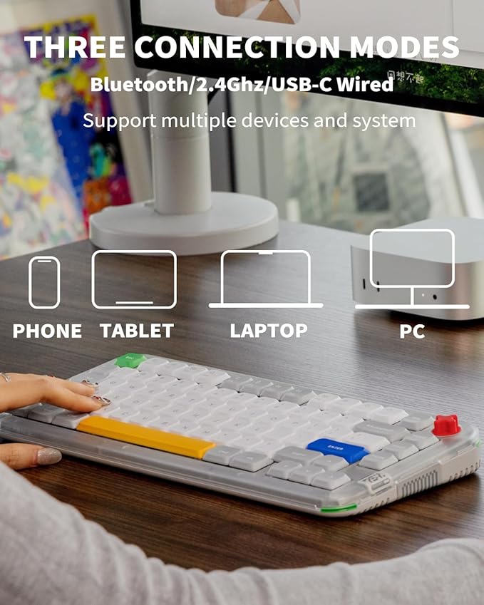 nuphy Kick75 Wireless Low Profile Mechanical Keyboard - Image 4