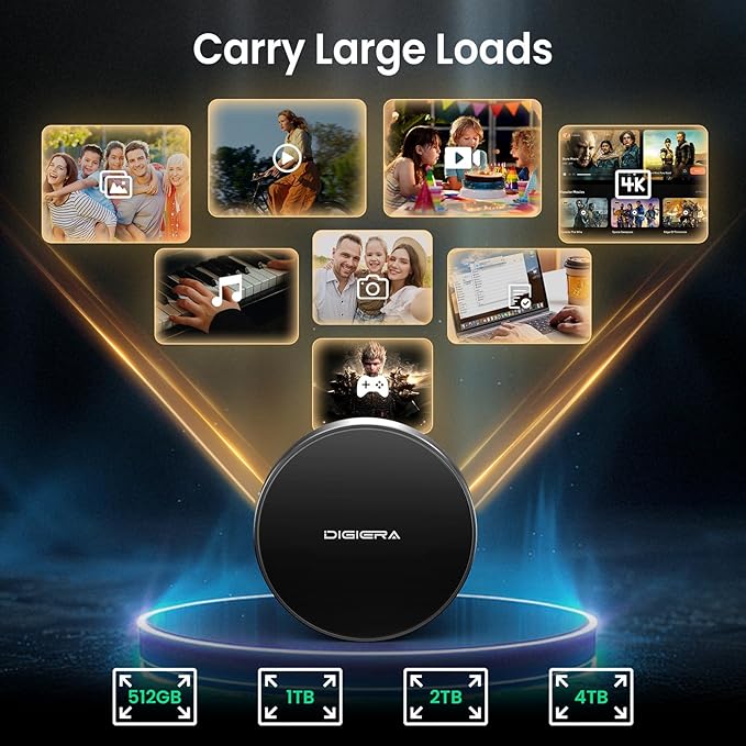 4TB Magnetic Portable SSD, External Solid State Drives - Image 6