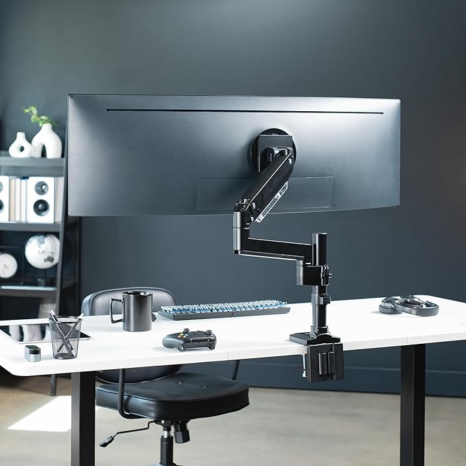 VIVO Premium Aluminum Tall Extended Monitor Arm - Image 9