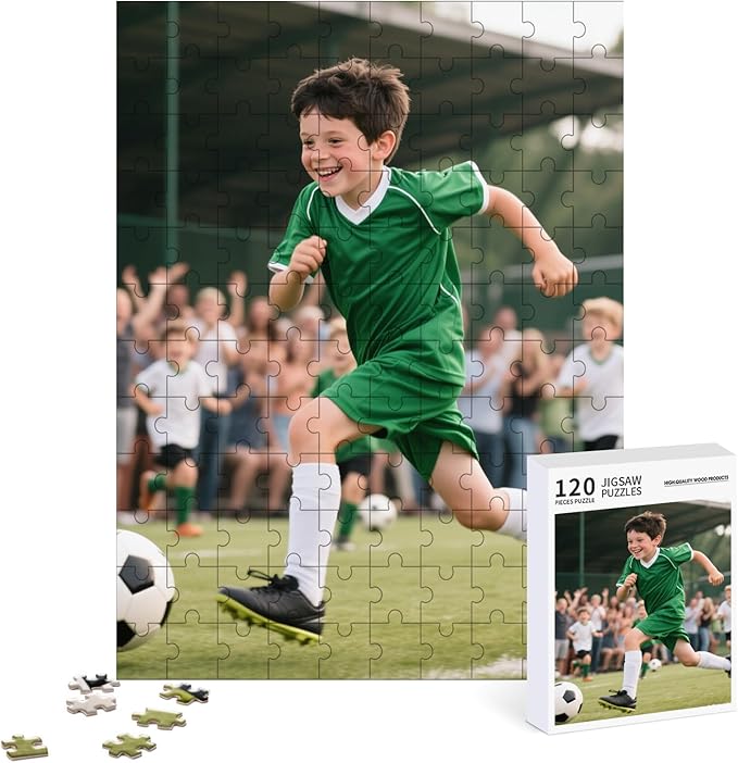 Personalized Photo Puzzle with Glossy Finish – Custom Jigsaw Puzzle by Custom