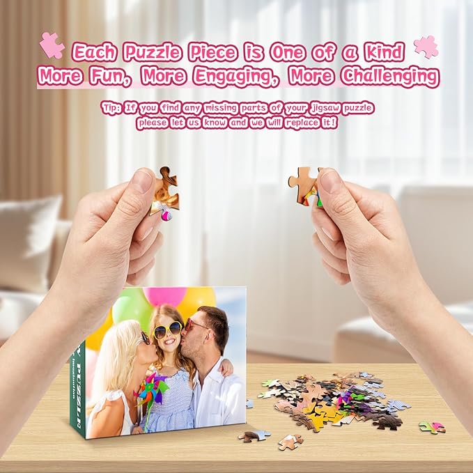 Custom Photo Jigsaw Puzzle for Adults, Personalized Puzzles from Pictures - Image 6