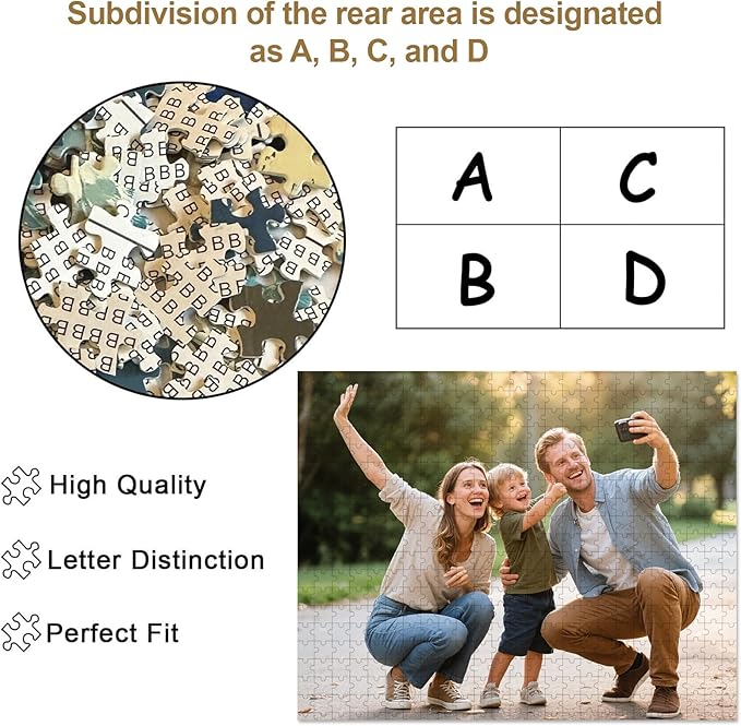 Personalized Photo Puzzle – Custom 500 Piece Jigsaw Puzzle from Your Picture – - Image 6