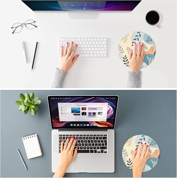 ITNRSIIET Mouse Pad Non-Slip Rubber Base Smooth Surface Stitched Edges - Image 2