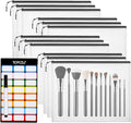 12pcs Mesh Zipper Pouch Bags, A5 Storage Bag by YOPCDJ