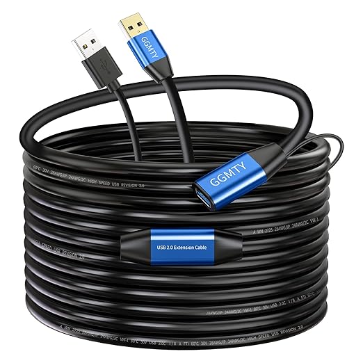 USB 2.0 Type A Male to A Female Active Repeater Extension Cable 50ft, High by Unknown