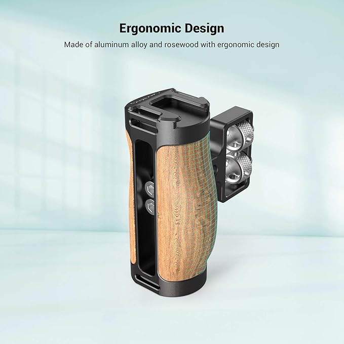 SMALLRIG Wooden Mini Handle Side Handgrip - Image 3