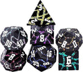 Dice Set D&D, Dungeons and Dragons Metal Dice Set by Maywin