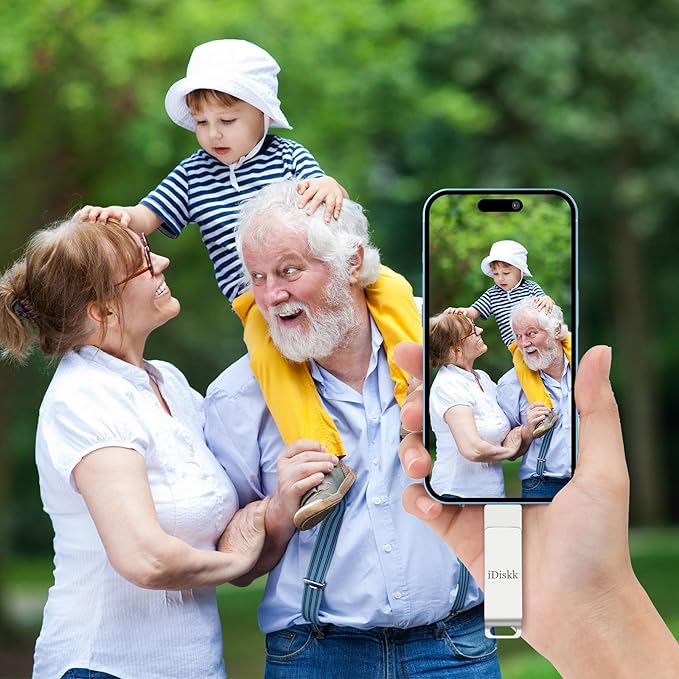 App-le Mfi Certified 128GB iDiskk iPhone Flash Drive, - Image 2
