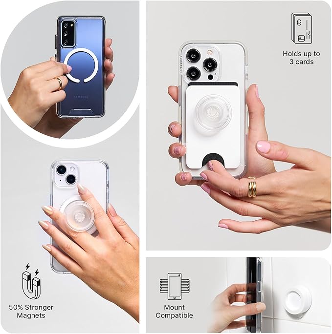 PopSockets Phone Wallet with Expanding Grip and Adapter Ring - Image 7