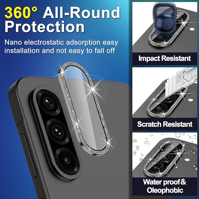 for Samsung Galaxy A26/A36/A56 Camera Lens Protector, Individual Metal Ring - Image 3