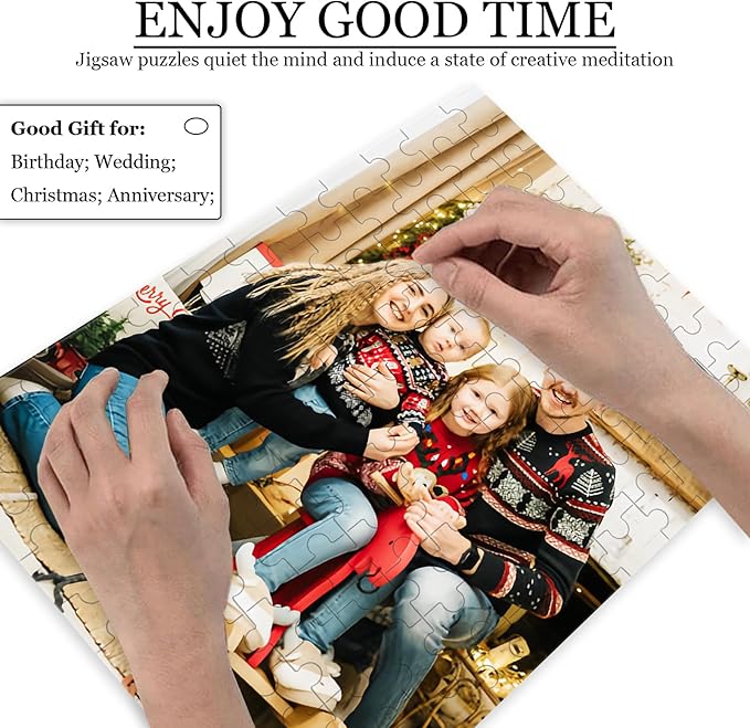 Custom Puzzle 120/200/300/500/1000/1500 Pieces, Personalized Puzzle from Your - Image 5
