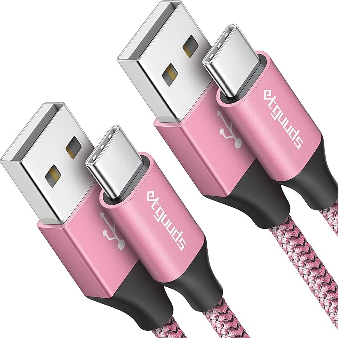 etguuds 6.6ft USB A to USB C Cable 3A Fast Charging, by etguuds