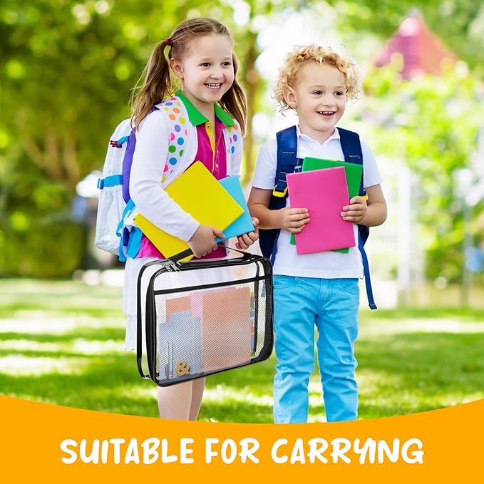 8 Packs Toy Storage Bags with Zipper, Reusable Toy Storage Organizer with - Image 7