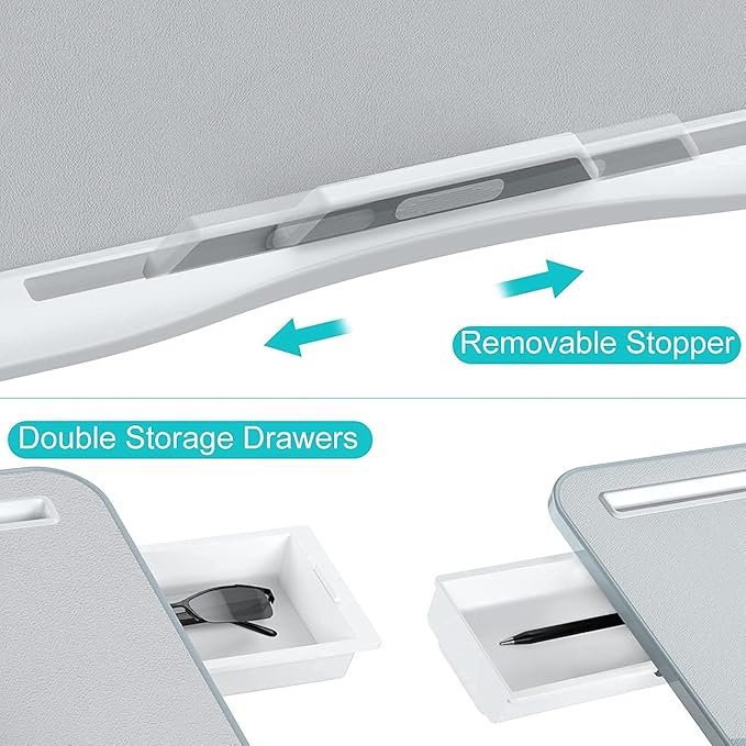Laptop Bed Tray Desk, Foldable and Adjustable Lap Table - Image 5