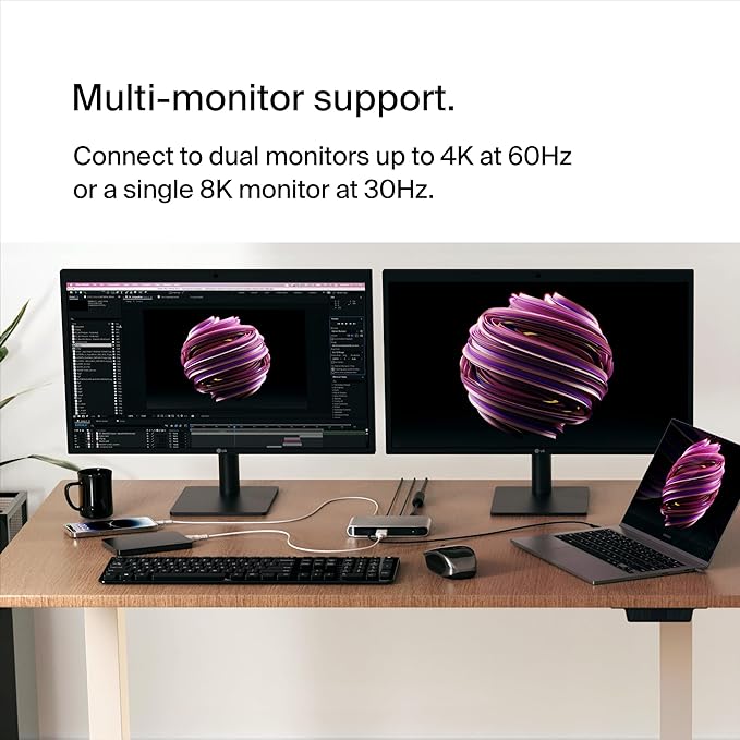 Belkin Connect Thunderbolt 4 Docking Station, 5-in-1 USB-C Multiport Core Hub - Image 4