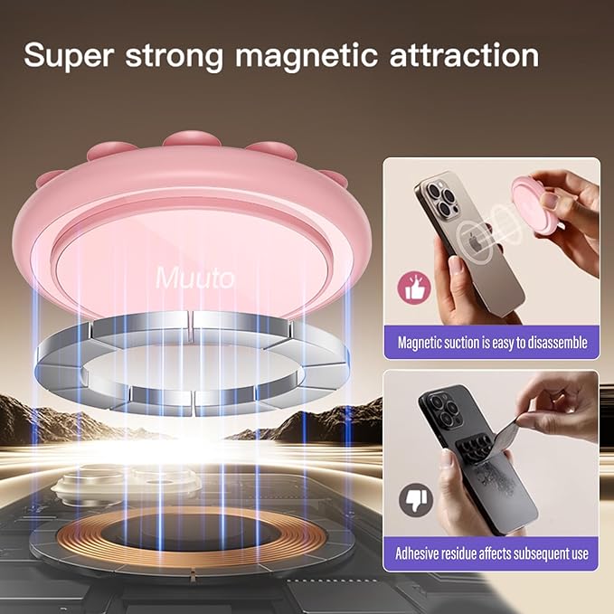 Muuto Silicone Sticky Phone Grip, Phone Grips - Image 2