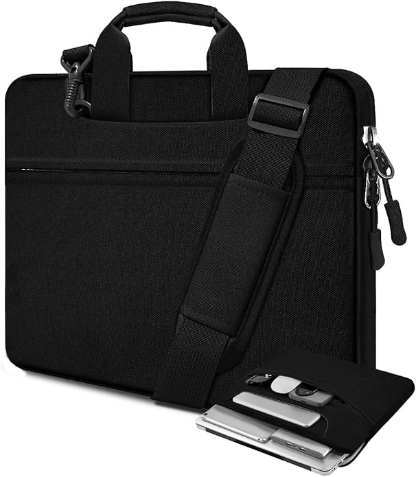 Universal Laptop Shoulder Bag 13-17.3 Inch Shockproof Briefcase by Hseok