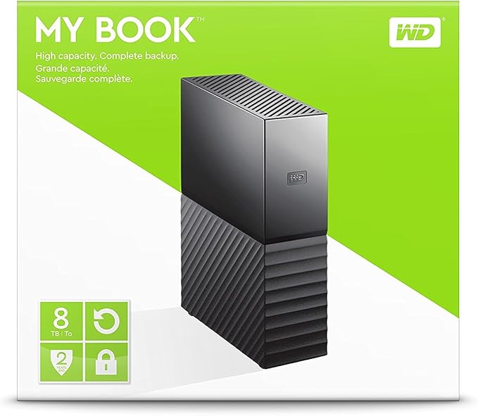 Western Digital 8TB My Book Desktop External Hard Drive, USB 3.0, External HDD - Image 5