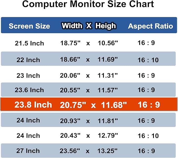 23.8 Inch Computer Privacy Screen Shield - Image 6