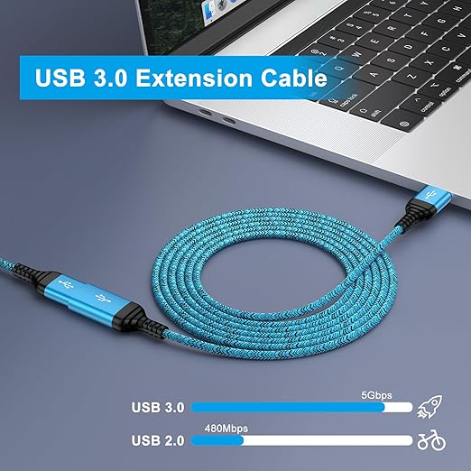 USB Extension Cable 6FT, Flash Drive, Hard Drive - Image 3