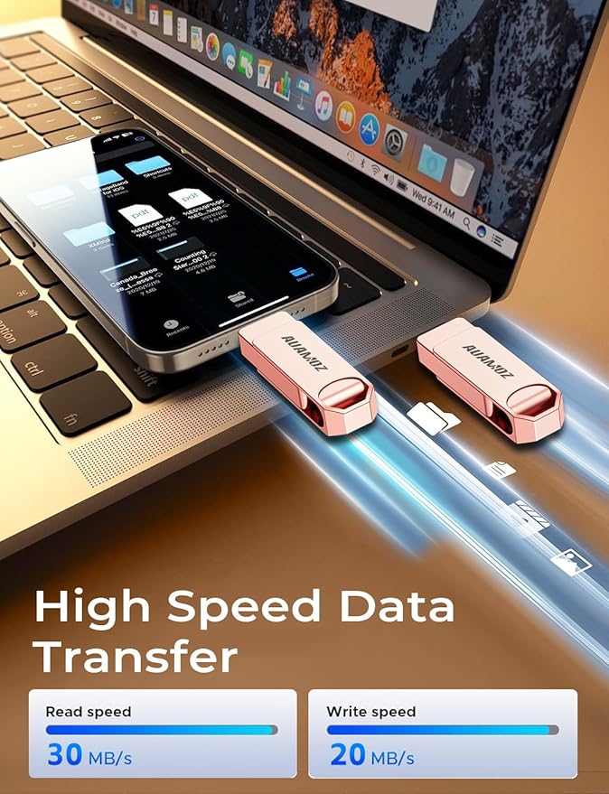 256GB Flash Drive Intended for iPhone, Memory Stick Storage Files Photos Videos - Image 3