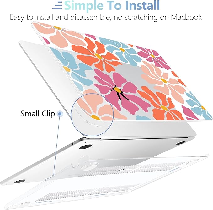 MEEgoodo for M4/M3/M2 MacBook Air 15.3 inch Case 2025 2024 2023, Case Fit Model - Image 5