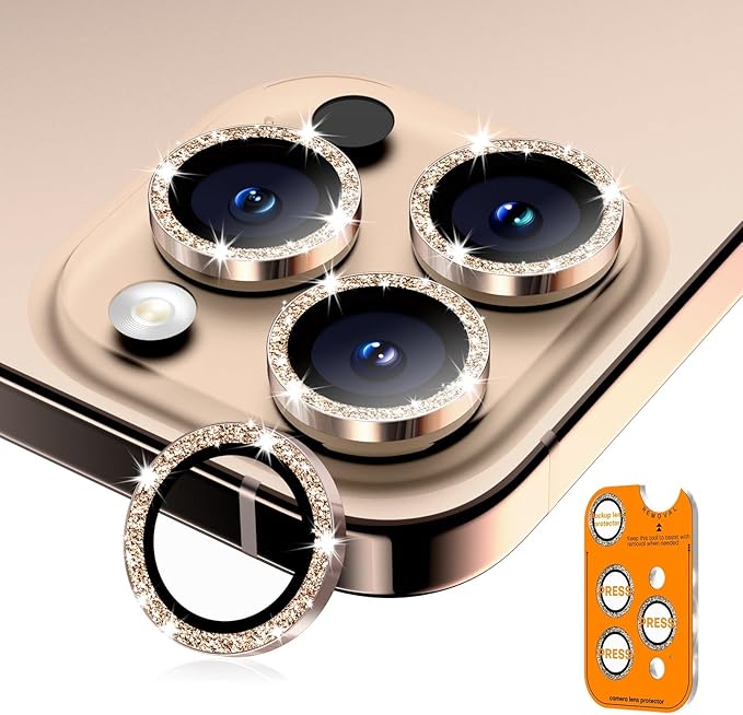 Camera Lens Protector for iPhone 16 Pro Max/16 Pro/15 Pro Max/15 Pro/14 Pro by WumigooProducts