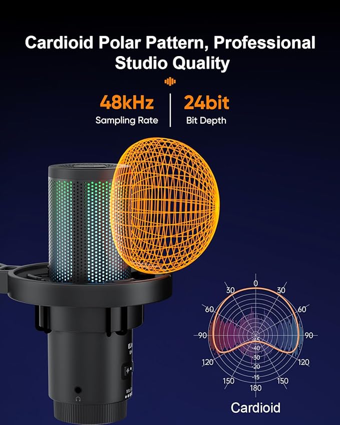 COMICA Ejoy Uni USB Gaming Microphone - Image 4