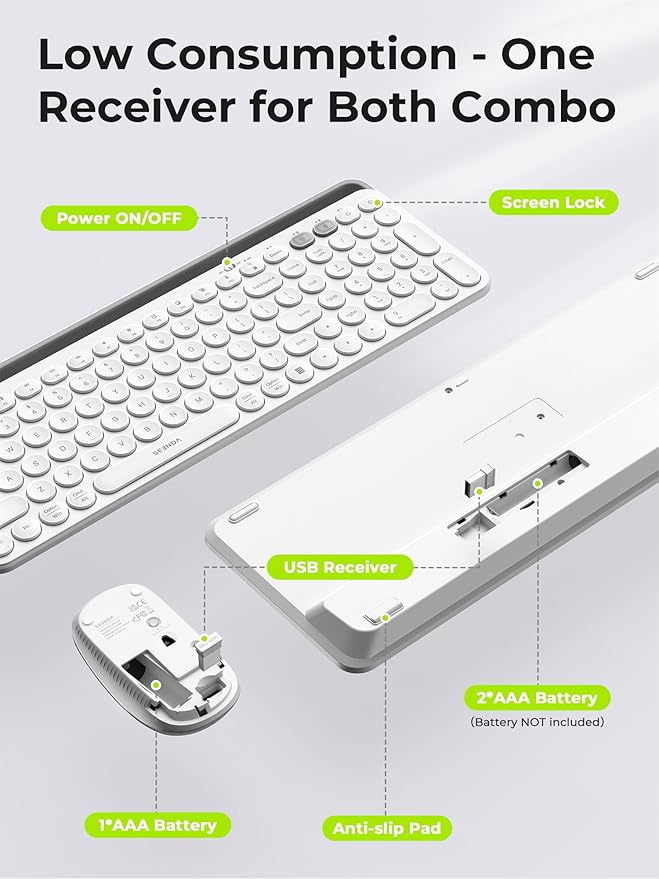 seenda Bluetooth Keyboard and Mouse - Image 7
