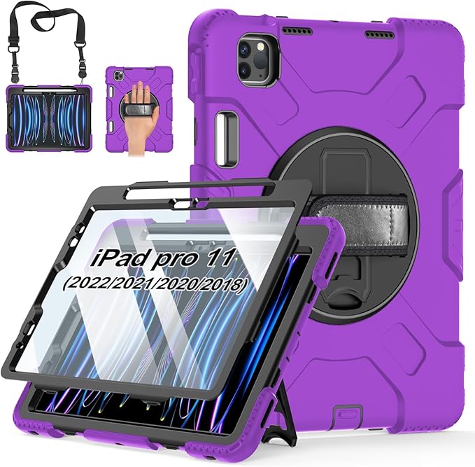 Case for iPad Pro 11 Inch 2022/2021/ 2020/2018: Silicone Cover for iPad 11 Inch by MiesherkSTOCK