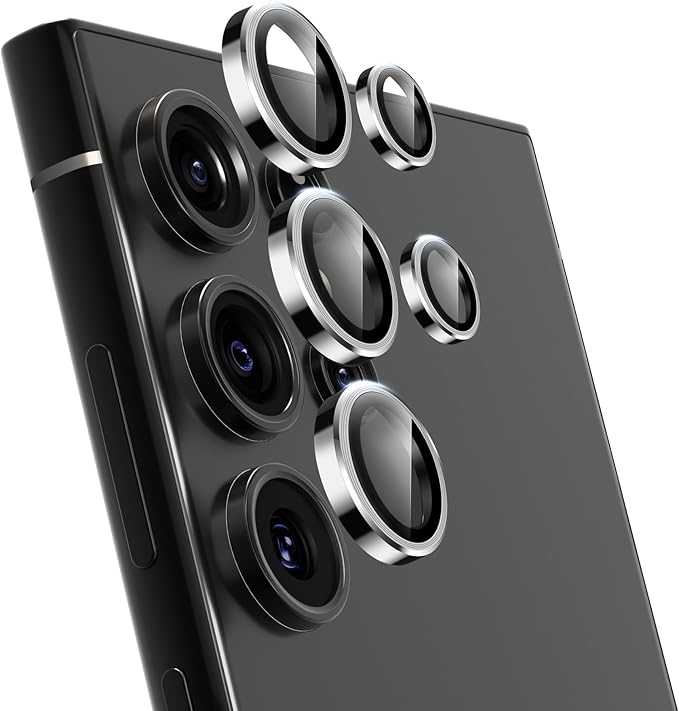 For Samsung Galaxy S25 Ultra Camera Lens Protector, Individual Lens Protector by Vipsent