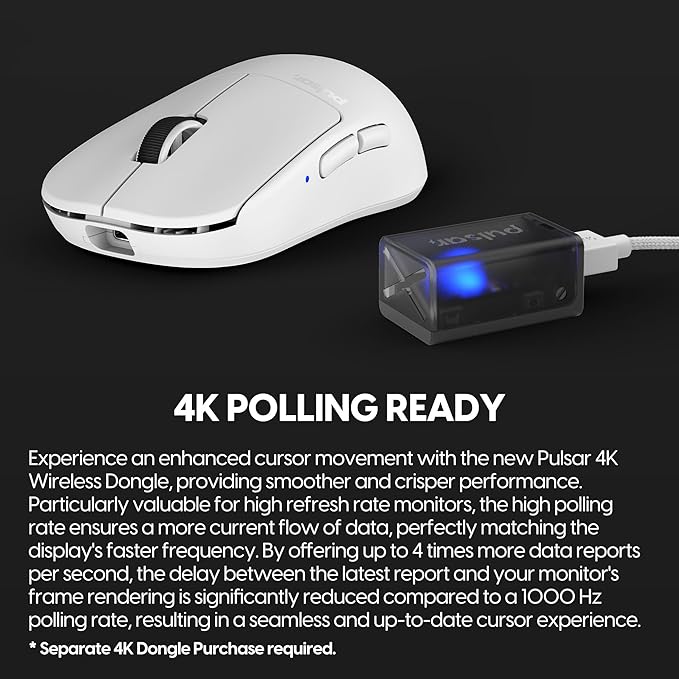 Pulsar Gaming Gears X2H Wireless Gaming Mouse, Ultra Lightweight 1.90 oz - Image 8