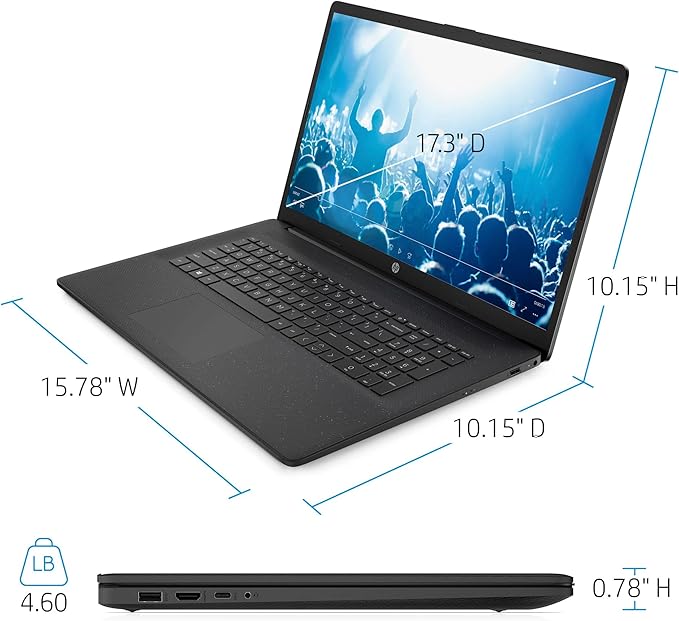 HP 17.3" Business Laptop Computer, 10-Core Intel Core i5, Windows 11 Pro - Image 8