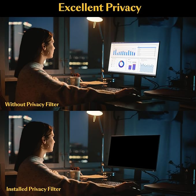 Magnetic Computer Privacy Screen Filter 24 Inch - Image 4