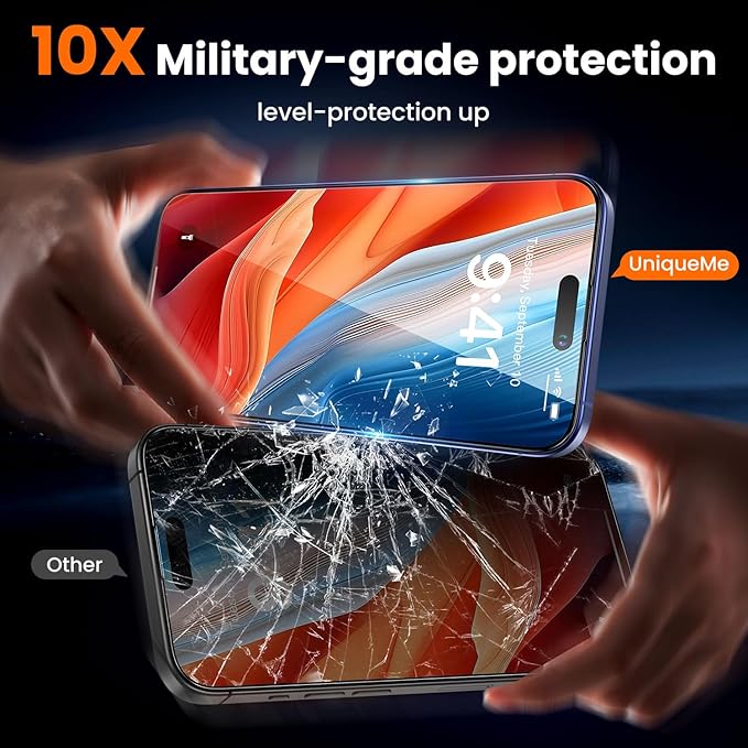 UniqueMe for iPhone 16 Plus Screen Protector - Image 3